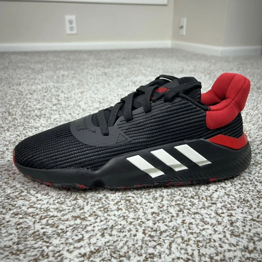 Adidas Shoes Mens Size 11 Black Louisville Cardinals Pro Bounce Basketball Low